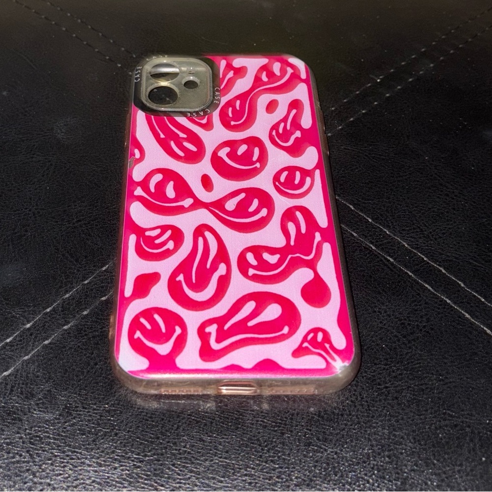 Amazon Pink Lip Pattern iPhone Case